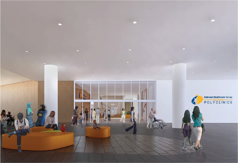 Rendering of future polyclinic